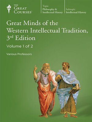 cover image of Great Minds of the Western Intellectual Tradition, 3rd Edition